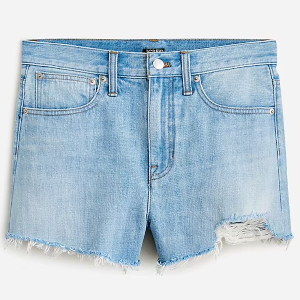 J.Crew Women’s Mini 2" Denim Jean Shortsin Light Sky Wash Size 32